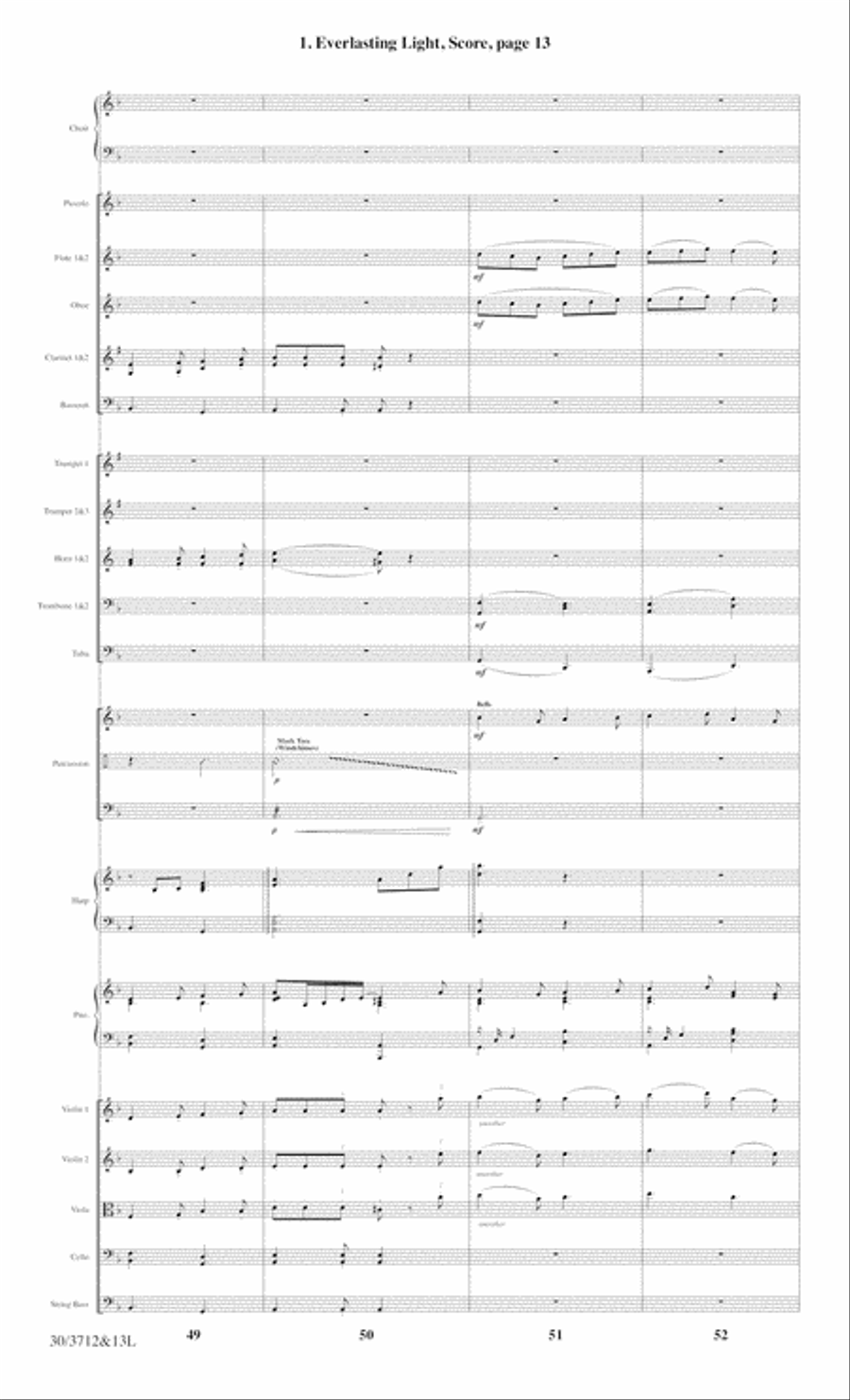 Everlasting Light - Full Score (Digital Download) Choir scores gallery preview page 15