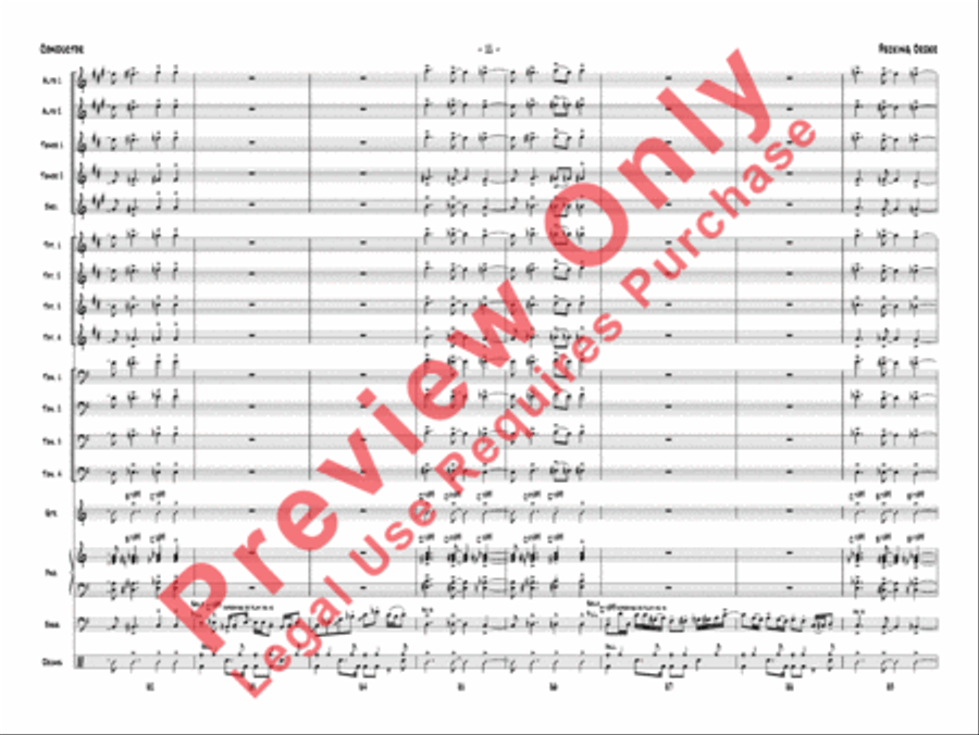 Pecking Order Jazz Ensemble scores gallery preview page 14
