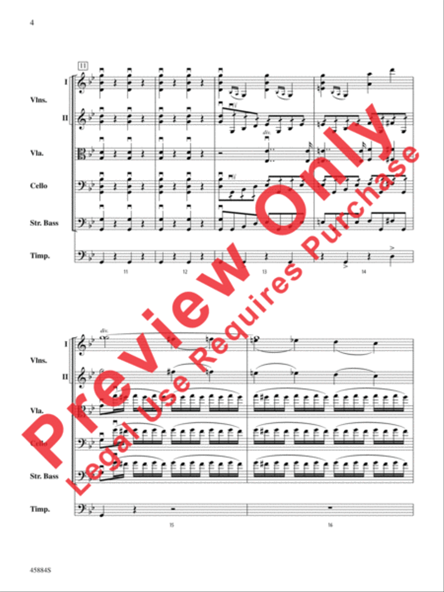 Day of Wrath String Orchestra scores gallery preview page 4
