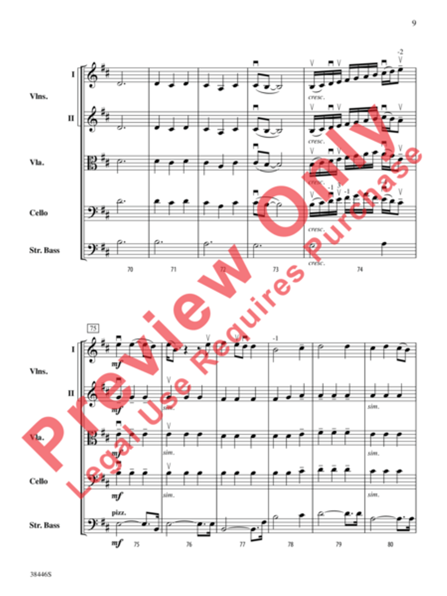 Open Arms String Orchestra scores gallery preview page 10