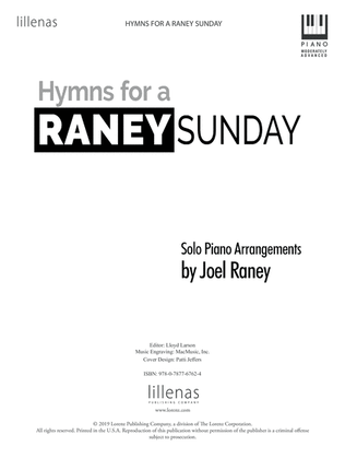 Book cover for Hymns for a Raney Sunday