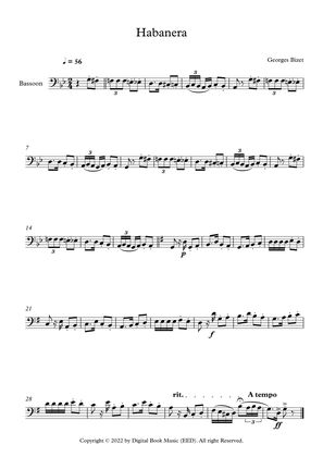 Habanera - Georges Bizet (Bassoon)