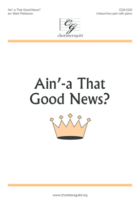 Book cover for Ain'-a That Good News?