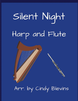 Book cover for Silent Night, for Harp and Flute