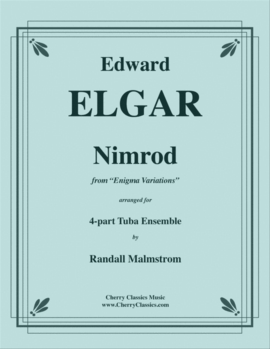 Nimrod from Enigma Variations for 4-part Tuba Ensemble 4-Part scores gallery preview page 1
