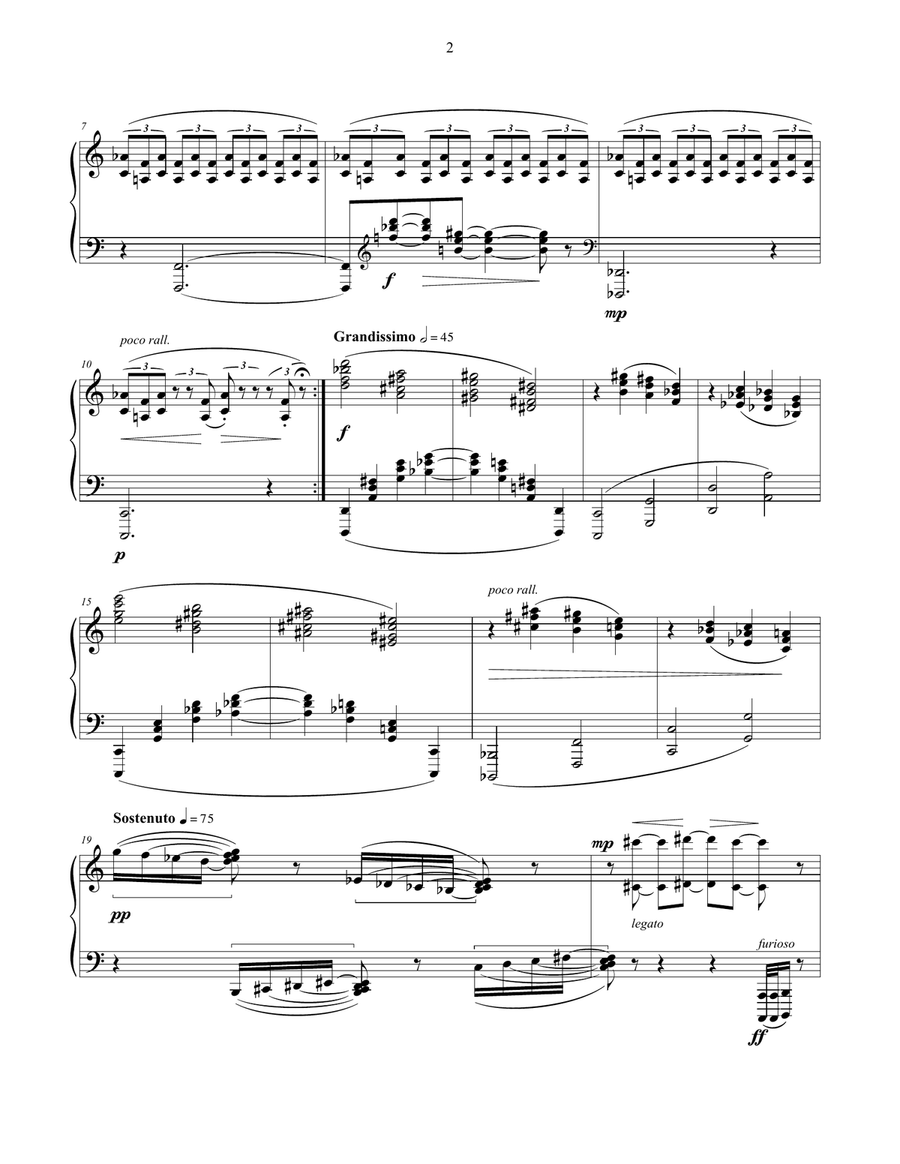 Frammenti di un Lamento Frammenti di un Lamento Piano Solo scores gallery preview page 2