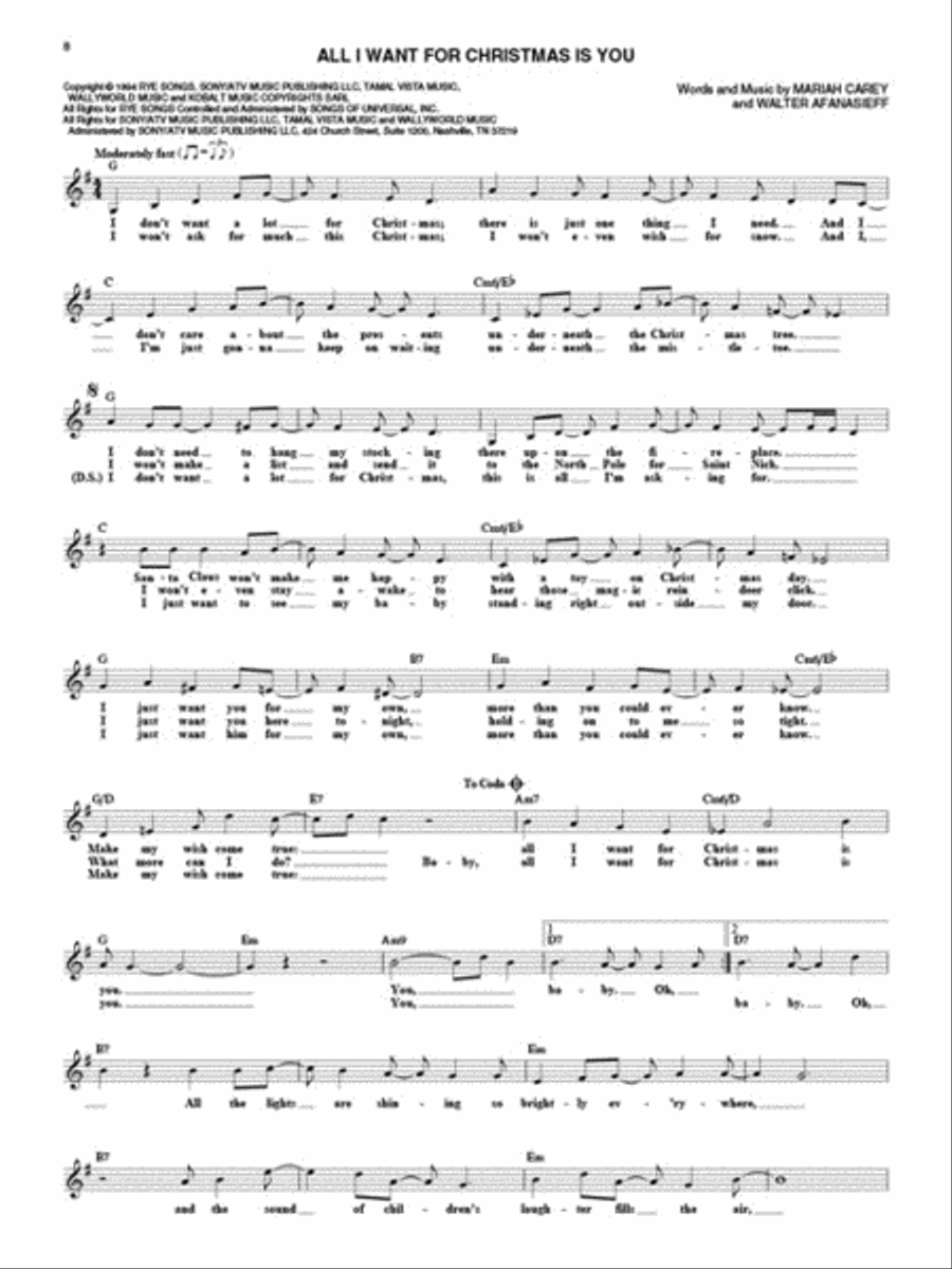 The Ultimate Christmas Fake Book – 6th Edition Piano, Vocal, Guitar scores gallery preview page 2