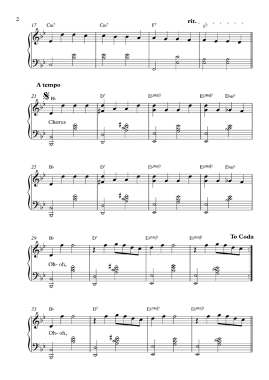 Moral Of The Story Piano Solo scores gallery preview page 2