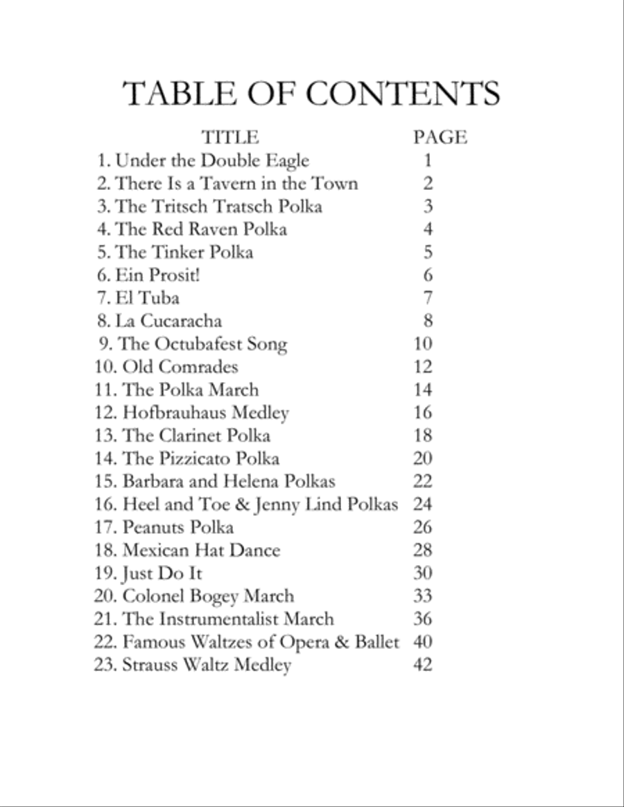 Octubafest Tuba 2 Bass Clef Part Book - Tuba/Euphonium Quartet Euphonium Quartet scores gallery preview page 2