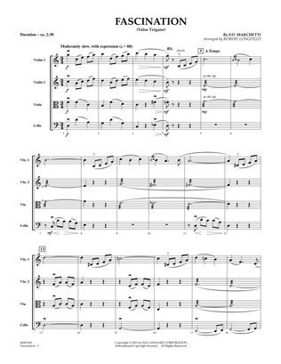 Fascination (Valse Tzigane) - Conductor Score (Full Score)