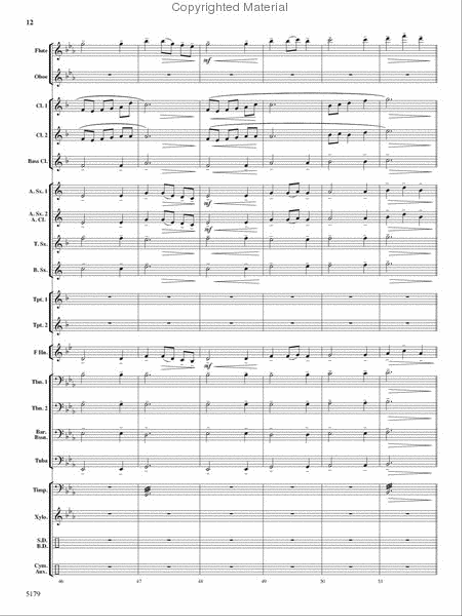 American Journey Concert Band scores gallery preview page 11
