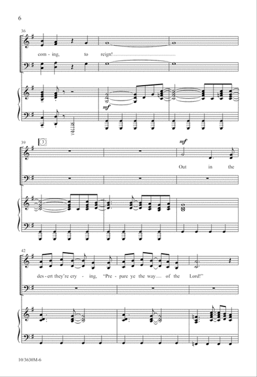 Hosanna! We Sing! Hosanna! We Sing! 4-Part scores gallery preview page 6
