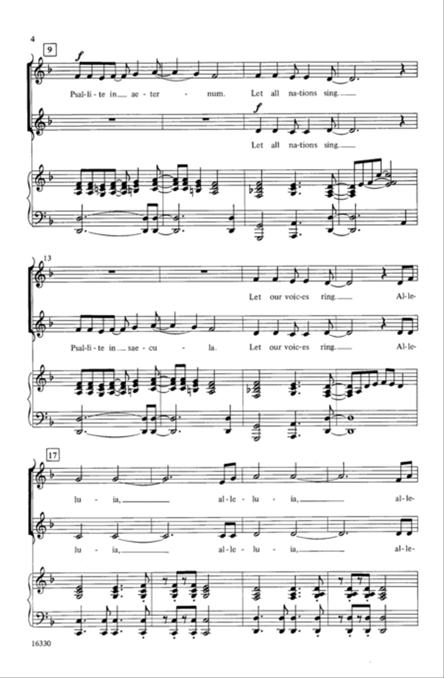 Psallite: Let All Nations Sing 2-Part scores gallery preview page 15