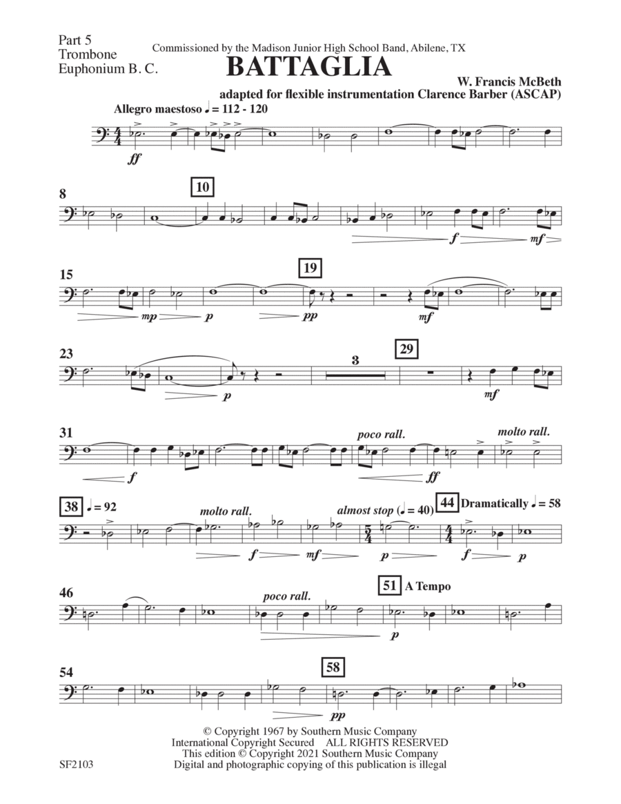 Battaglia - Trombone/Euphonium 5