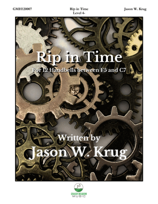 Book cover for Rip in Time for 12 Handbells