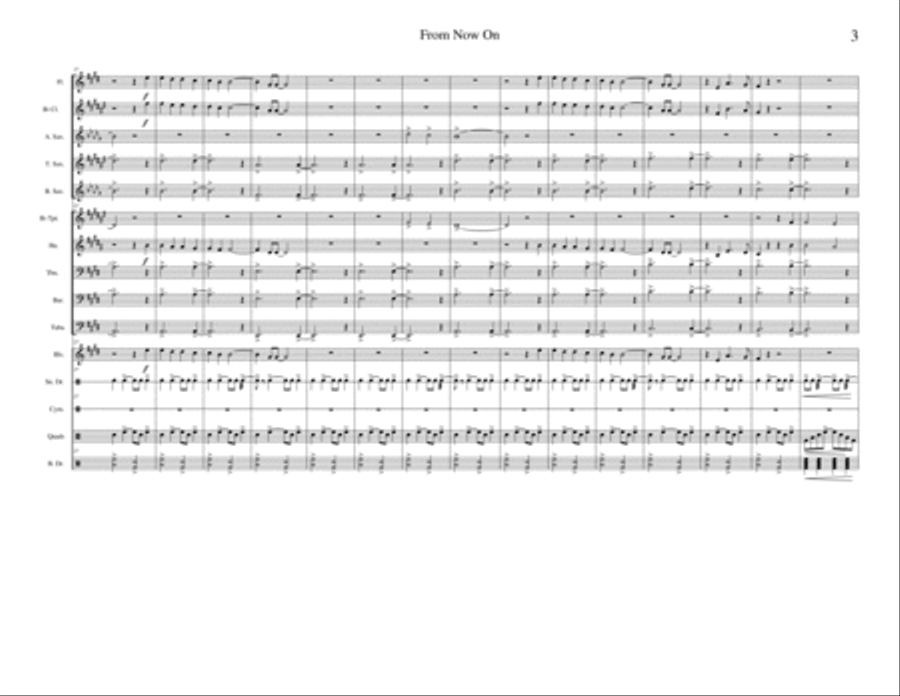 From Now On From Now On Drum Set scores gallery preview page 3