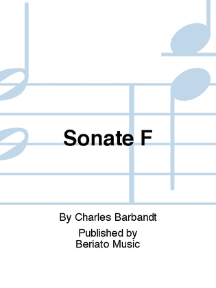 Book cover for Sonate F