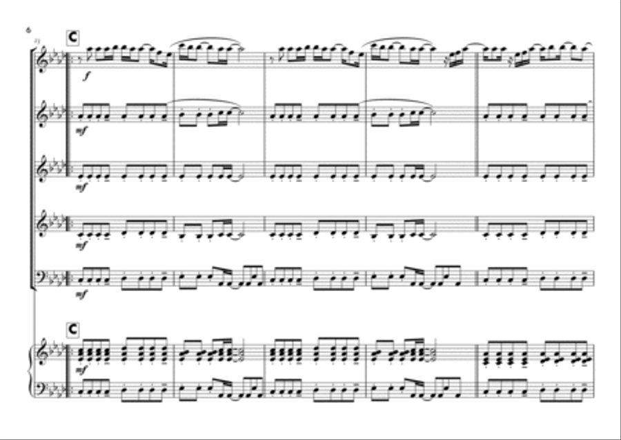 Goodness Of God Goodness Of God Woodwind Quintet scores gallery preview page 6
