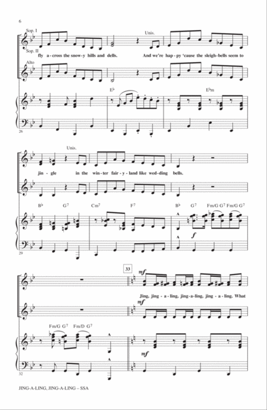 Jing-A-Ling, Jing-A-Ling SSA scores gallery preview page 5