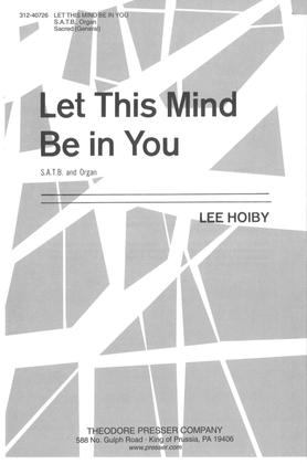 Book cover for Let This Mind Be in You