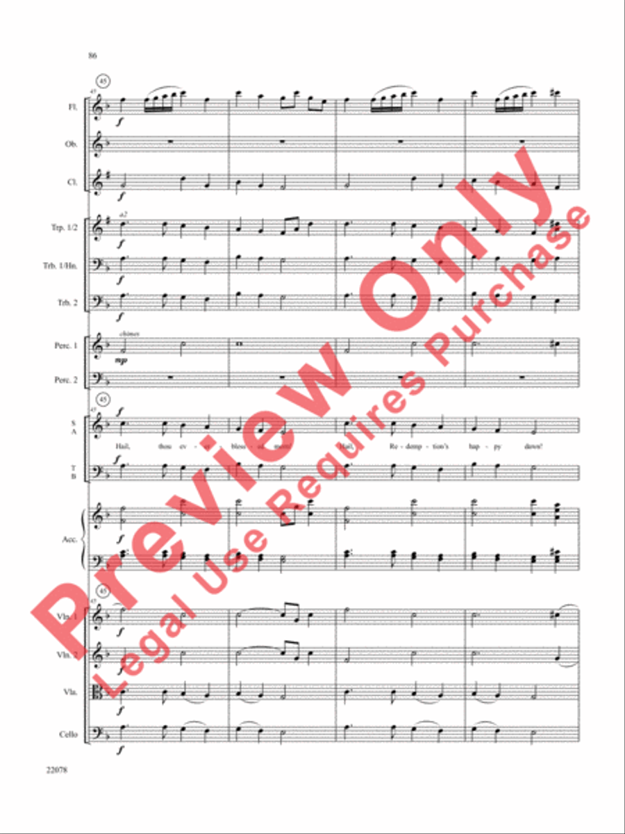 A Christmas Carol (Instrumental Parts) Choir scores gallery preview page 87