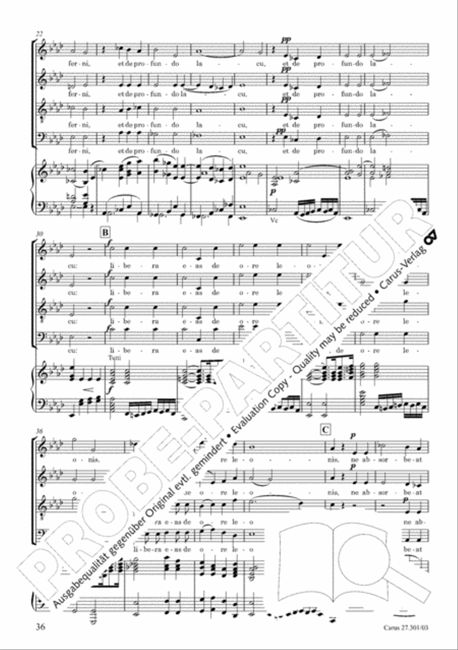 Requiem in F minor Requiem in F minor 4-Part scores gallery preview page 41