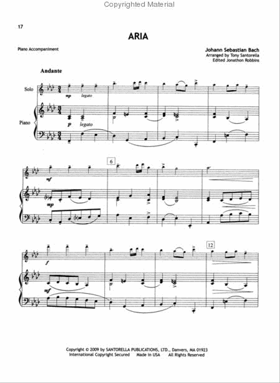 101 Popular Songs for Brass and Reed Instruments * Piano Accompaniment Piano Accompaniment scores gallery preview page 4