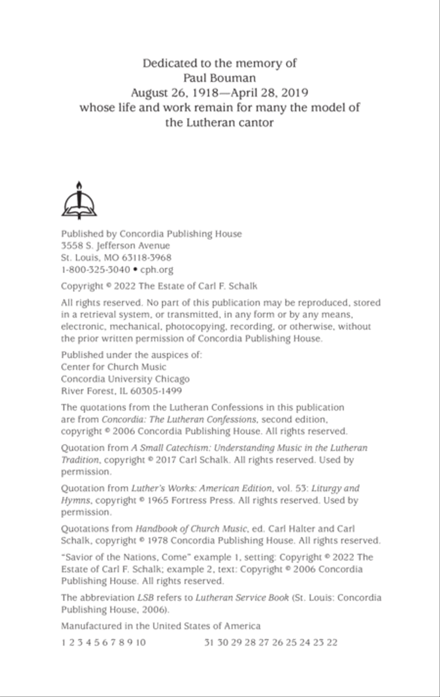The Cantor in the Lutheran Tradition Sacred scores gallery preview page 3