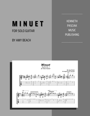 Minuet (for Solo Guitar)