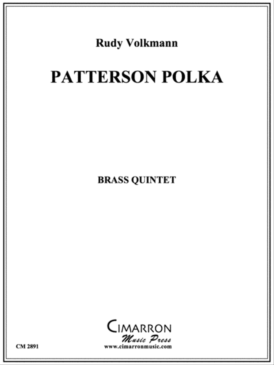 Patterson Polka Patterson Polka Brass Quintet scores gallery preview page 1