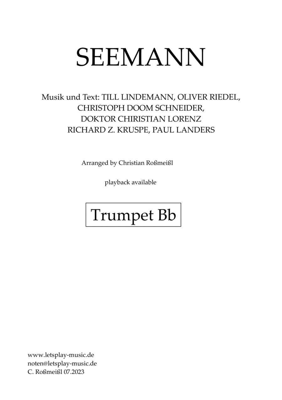 Seemann Trumpet Solo scores gallery preview page 1