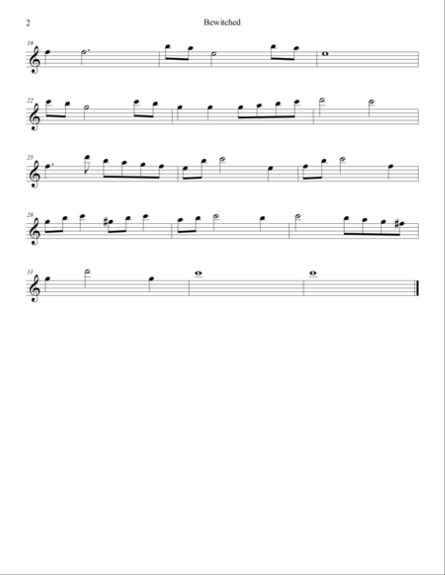 Bewitched Jazz Ensemble scores gallery preview page 5