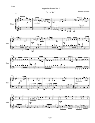 Langostino Sonata No. 7
