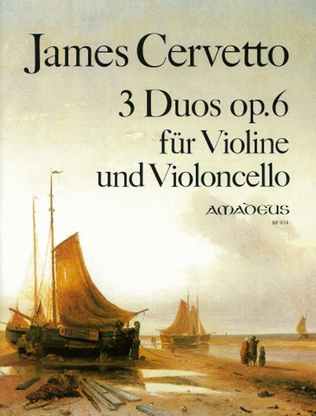 Book cover for 3 Duos op. 6