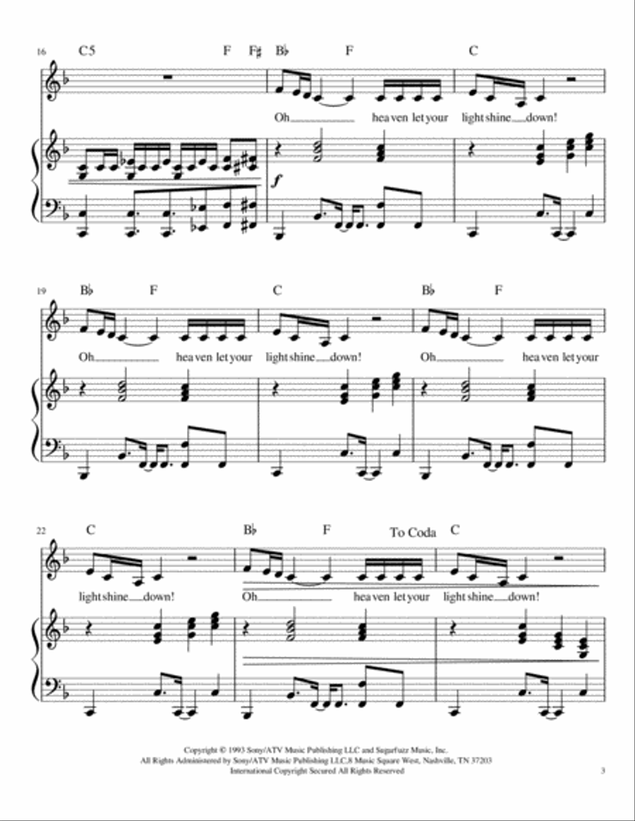 Shine Piano, Vocal, Guitar scores gallery preview page 3