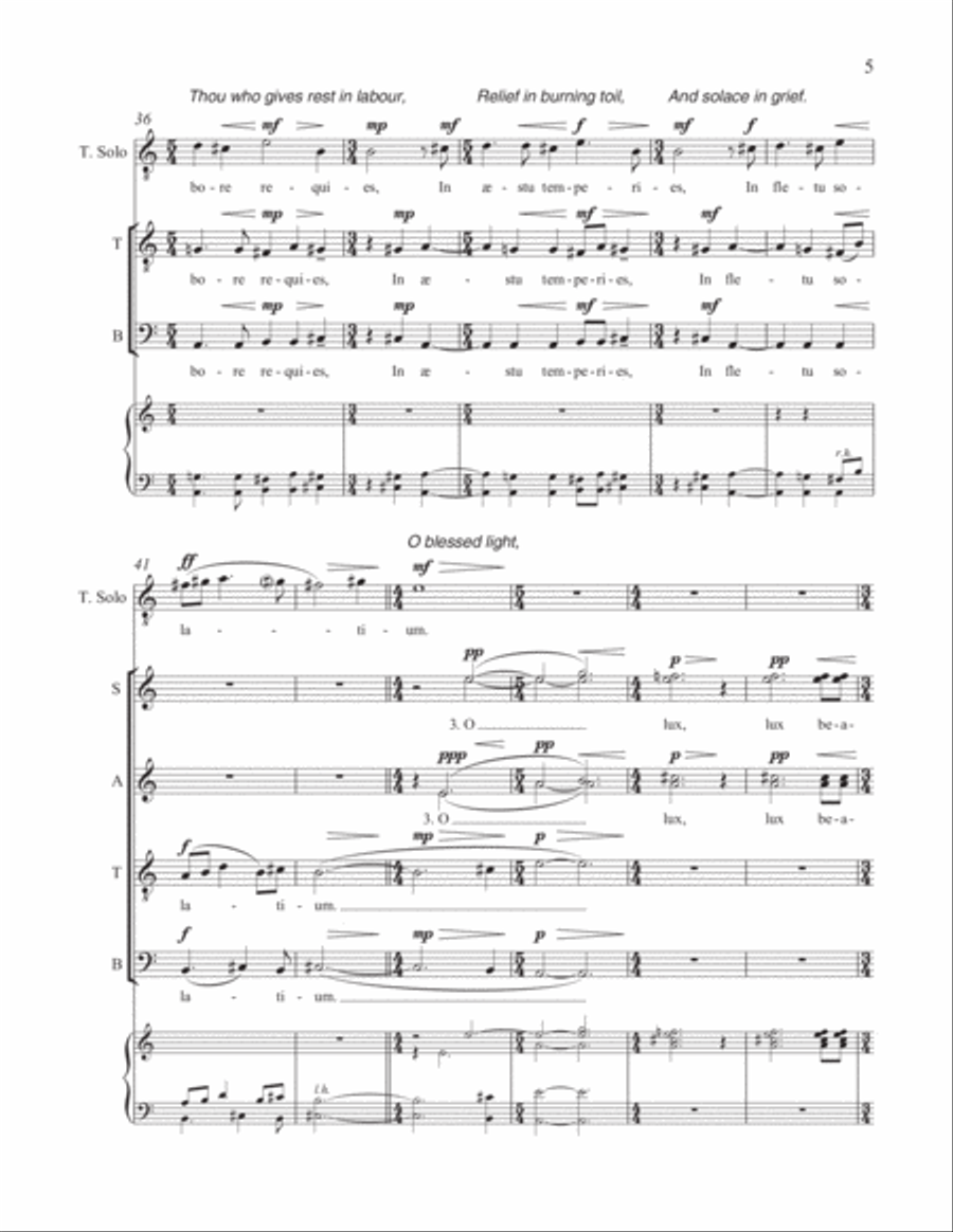 Veni, Sancte Spiritus Veni, Sancte Spiritus Divisi scores gallery preview page 6