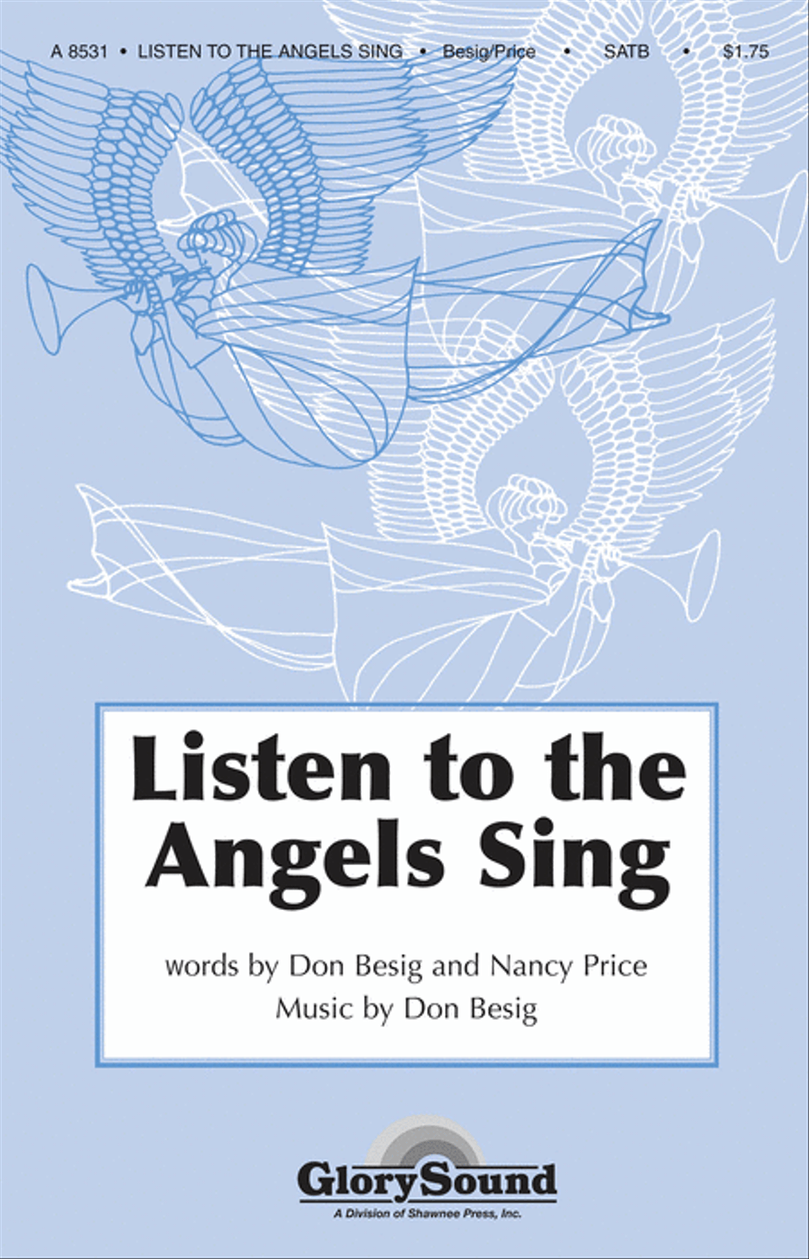 Listen to the Angels Sing 4-Part scores gallery preview page 1