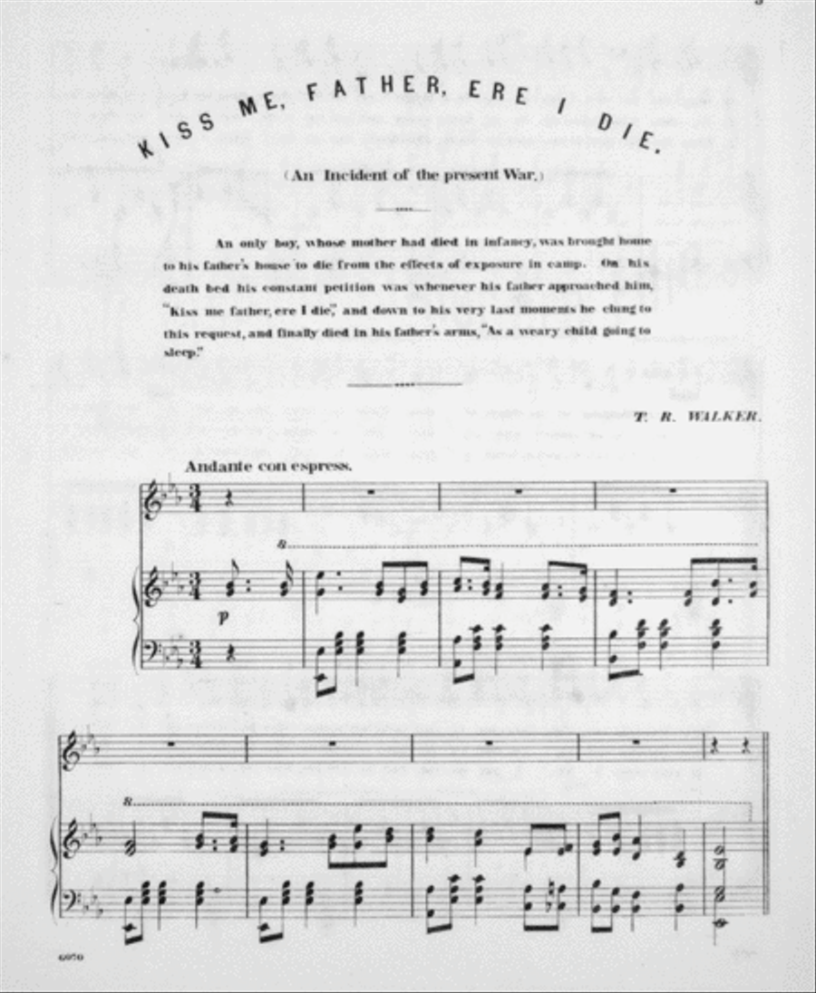 Kiss Me Father ere I Die. An Incident of the Present War Voice scores gallery preview page 2