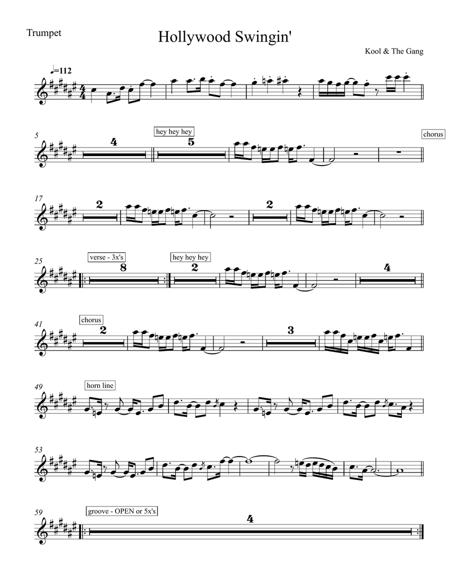 Hollywood Swingin' Small Ensemble scores gallery preview page 3