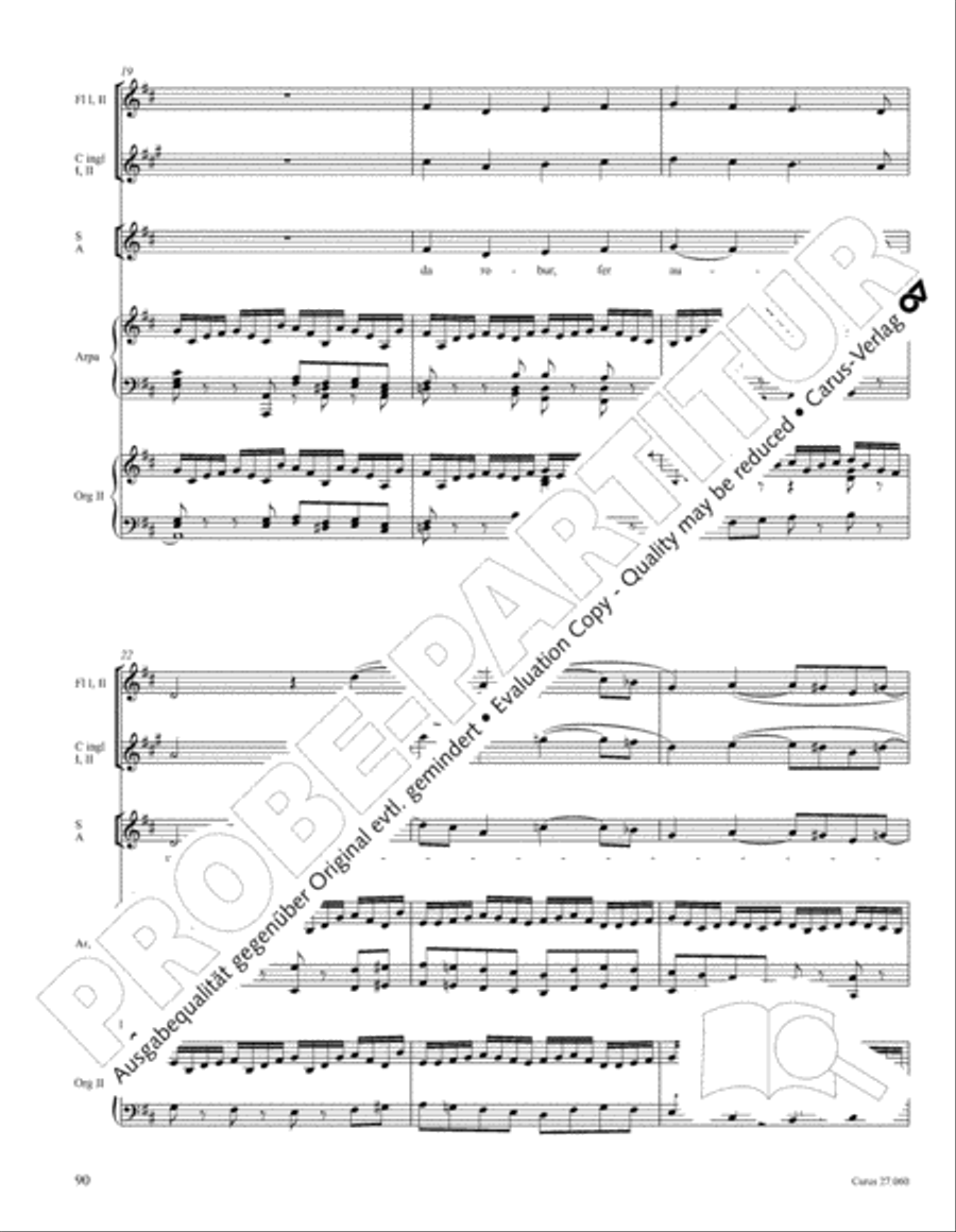 Messe a quatre voix 4-Part scores gallery preview page 101