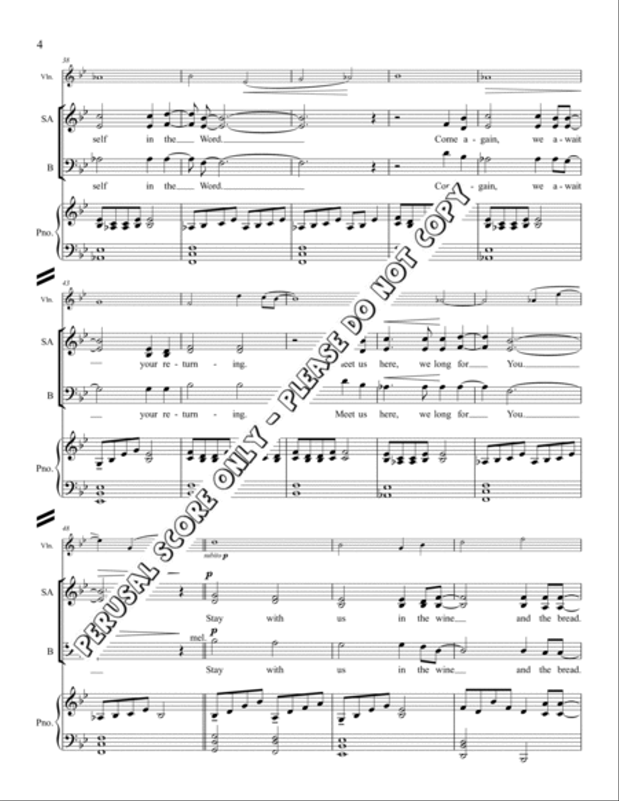 Stay With Us 3-Part scores gallery preview page 5