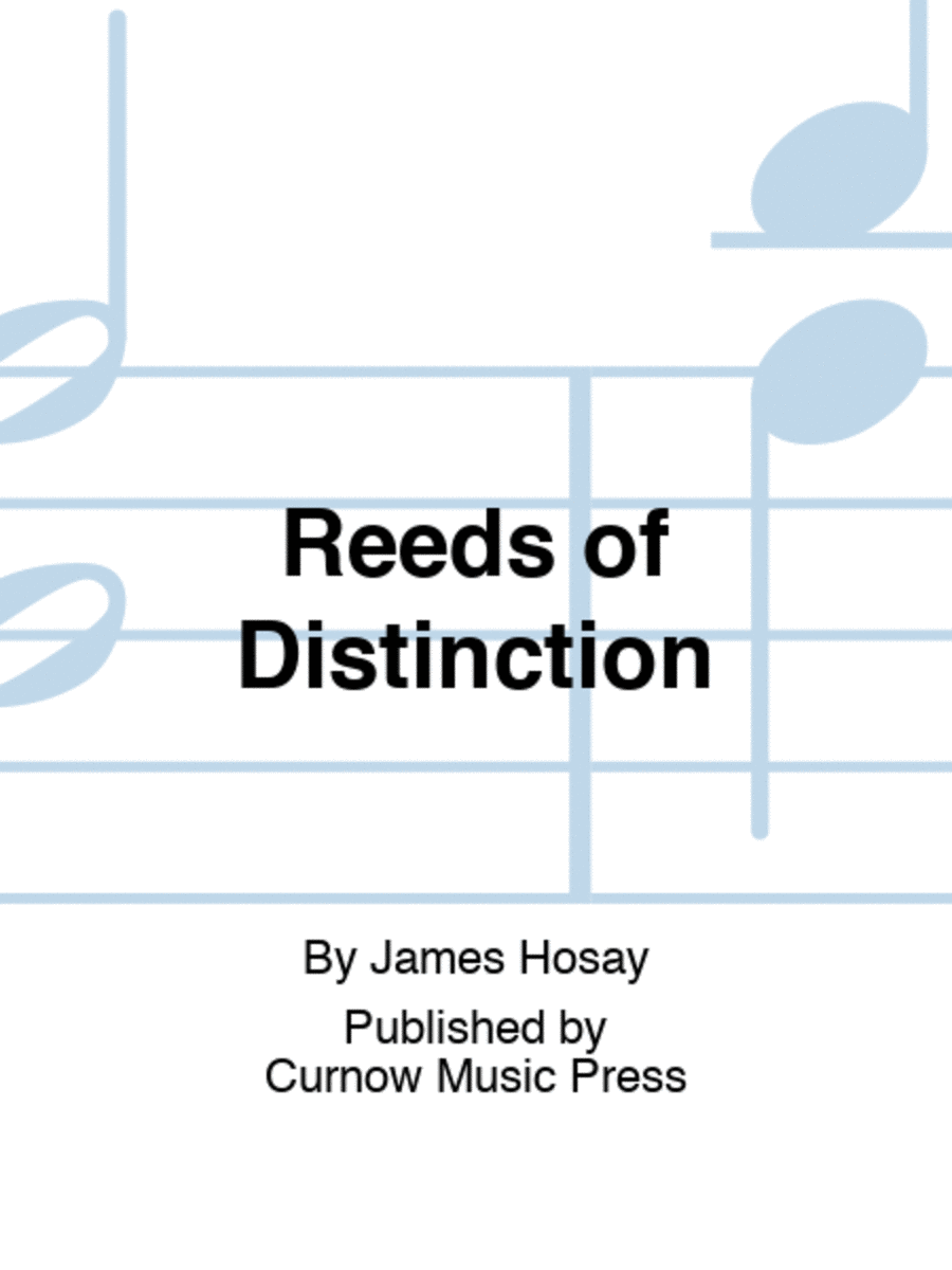 Reeds of Distinction Concert Band scores gallery preview page 1