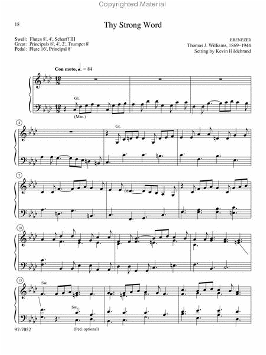 Musica Sacra: Easy Hymn Preludes for Organ, Vol. 3
