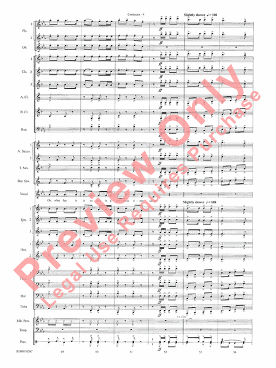 The Ultimate Christmas Sing-Along Concert Band scores gallery preview page 11