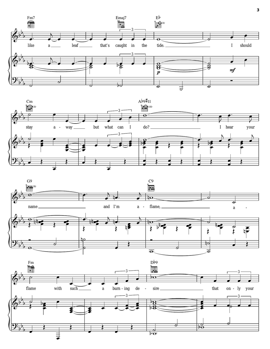 That Old Black Magic Piano, Vocal, Guitar scores gallery preview page 3
