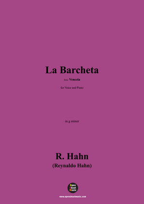 R. Hahn-La Barcheta,in g minor