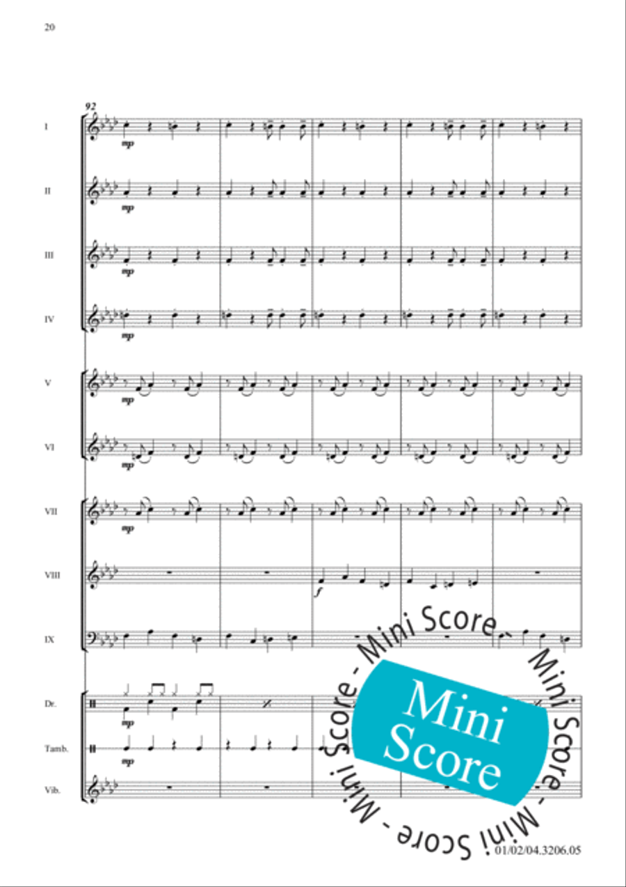 Sing, Sing, Sing Sing, Sing, Sing Fanfare Band scores gallery preview page 24