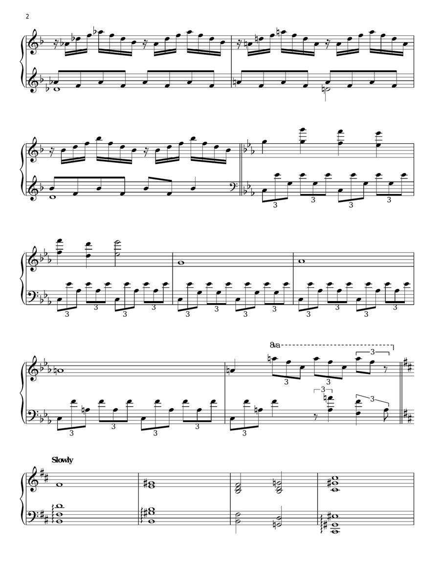 Alice Decides Piano Solo scores gallery preview page 2