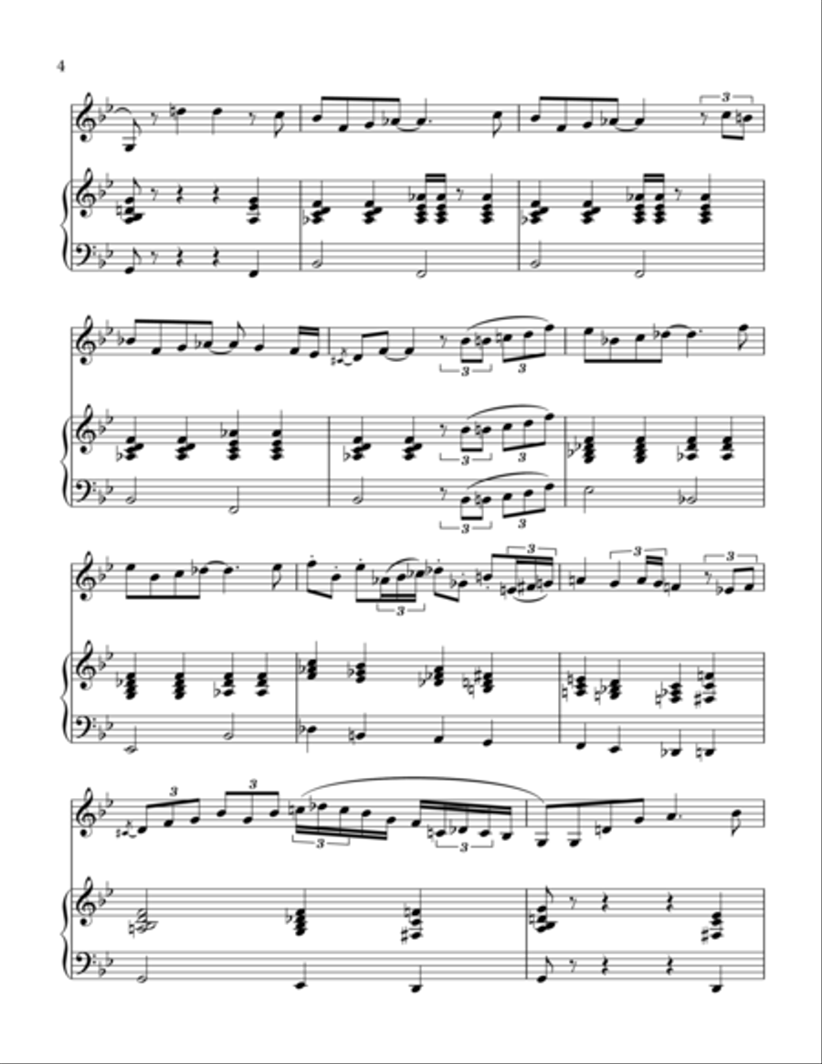 Harlem Nocturne Small Ensemble scores gallery preview page 5