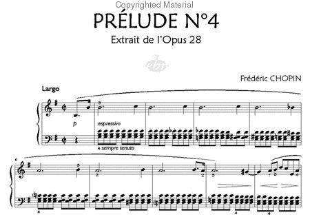 Prélude n°4 Opus 28 (Collection Anacrouse) image number null